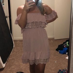 Off the shoulder dress